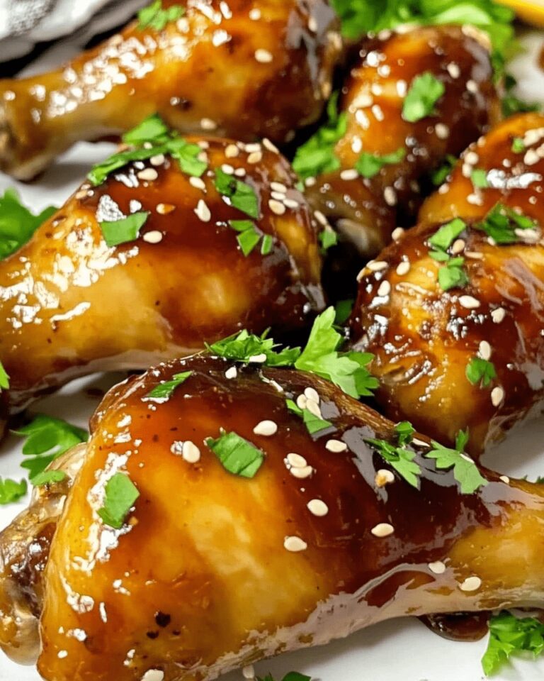 Caramelized Baked Chicken Legs or Wings