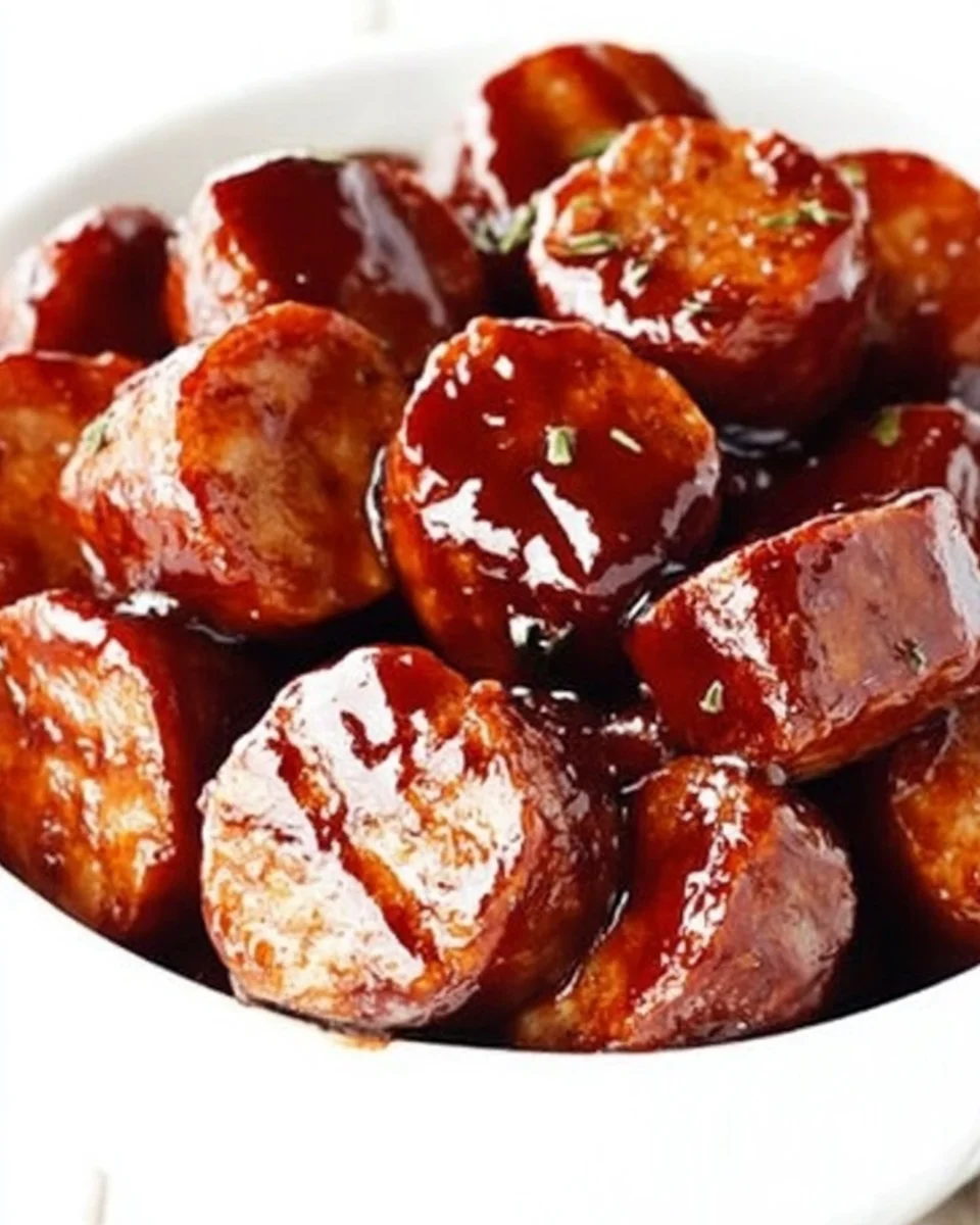 BBQ Sausage Bites