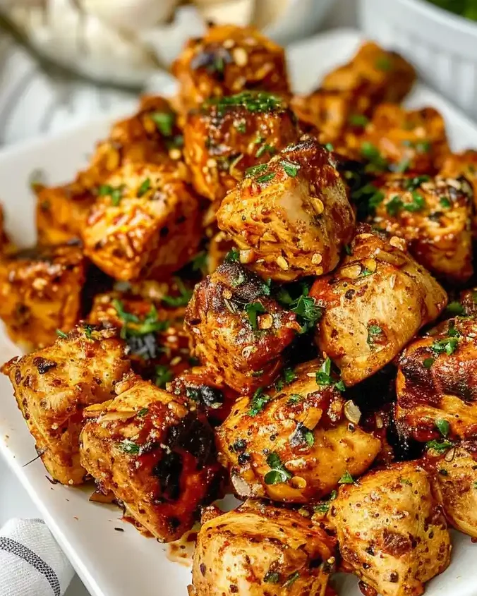 15-Minute Garlic Butter Chicken Bites
