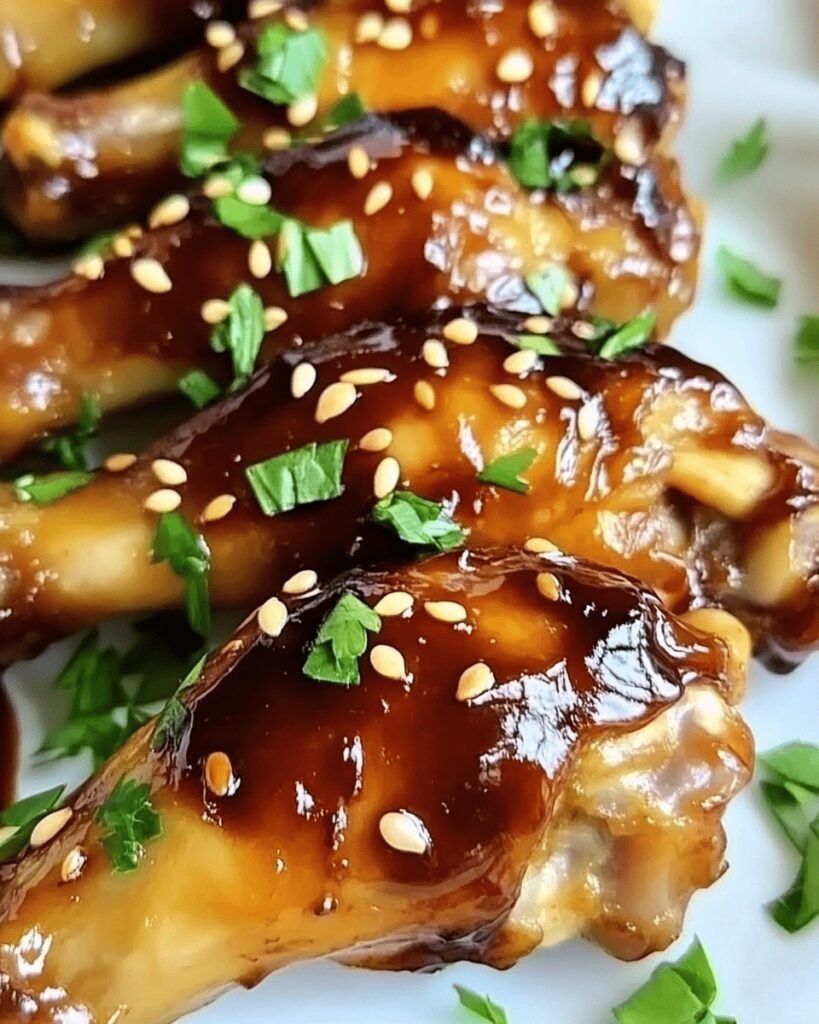 Caramelized Baked Chicken Legs or Wings