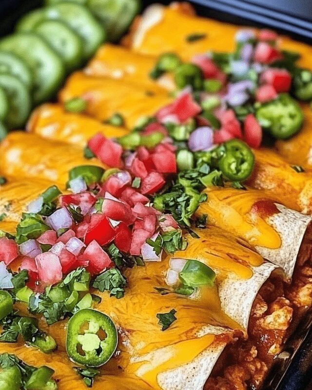 Cheesy Chicken Enchiladas