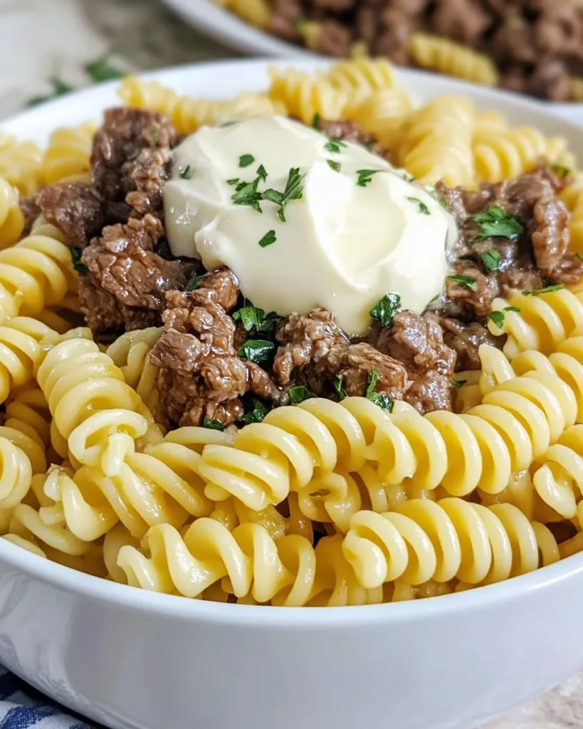 Select Cheesy Rotini with Garlic Butter Beef Cheesy Rotini with Garlic Butter Beef