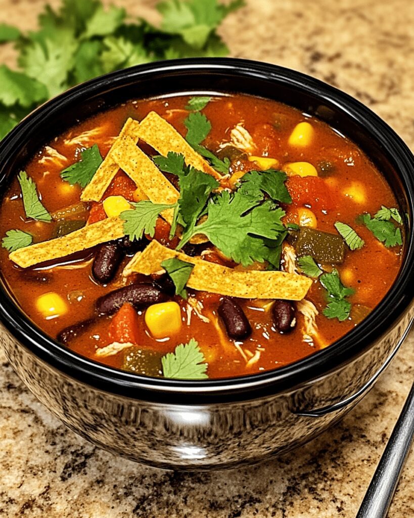 Chicken Enchilada Soup