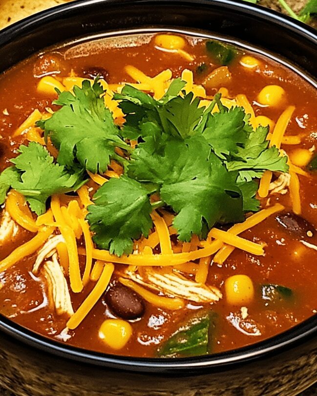 Chicken Enchilada Soup