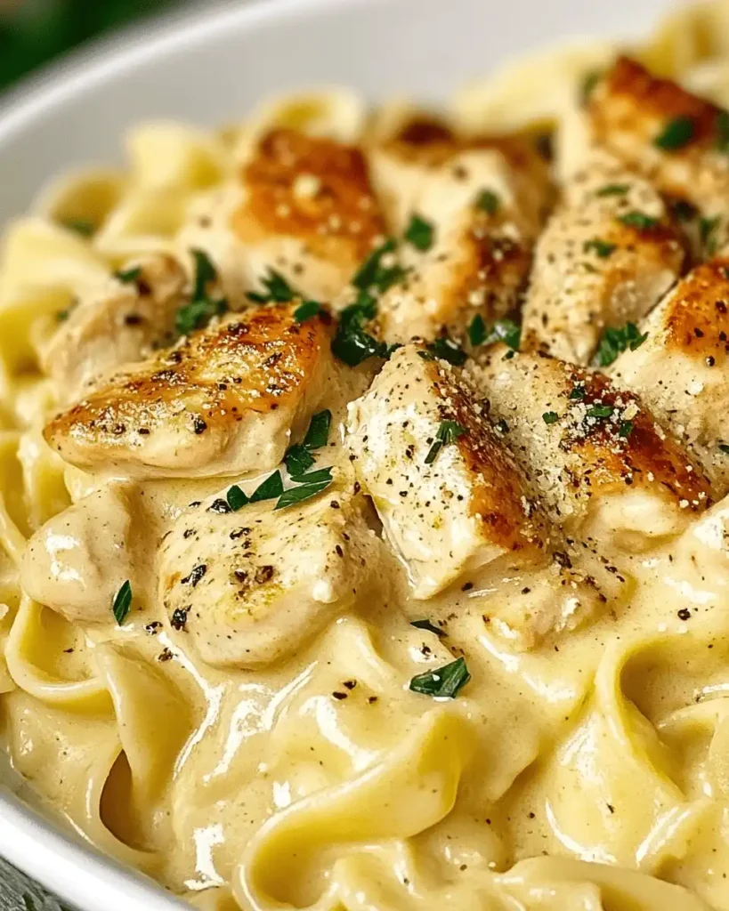 Creamy Chicken and Buttered Noodles