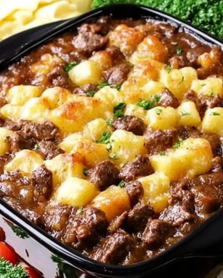 Delicious Angel Beef Casserole