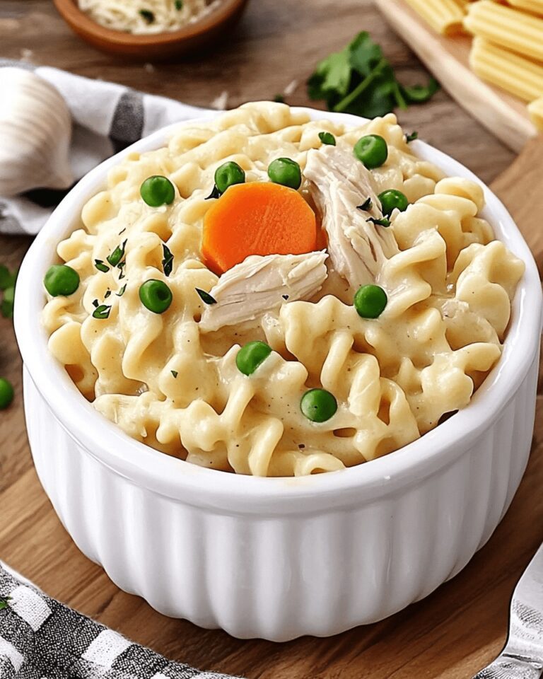 Homestyle Chicken Pot Pie Creamy Pasta
