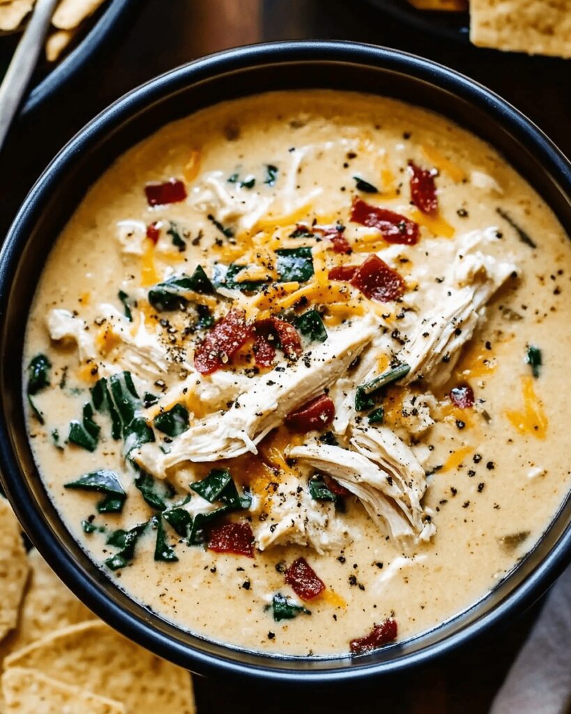 Slow Cooker Creamy Crack Chicken Soup