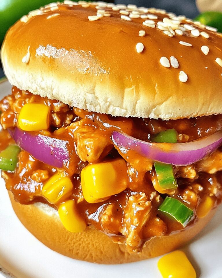 Spicy Cajun Chicken Sloppy Joe Sandwiches
