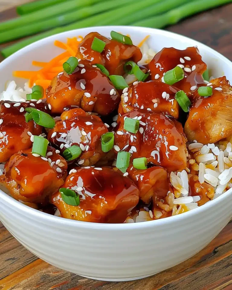 Sticky Chicken Rice Bowls