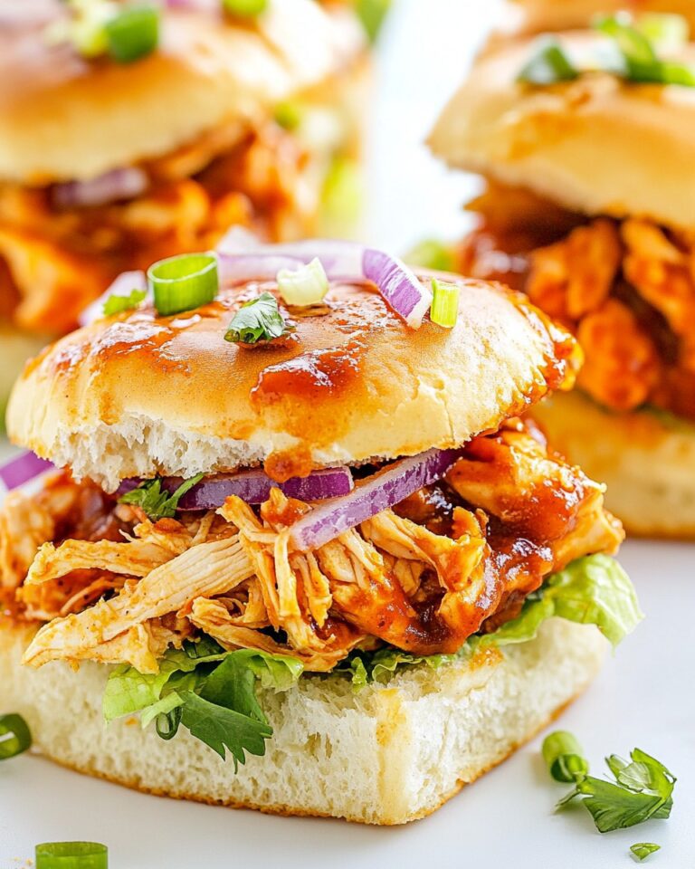 BBQ Chicken Sliders