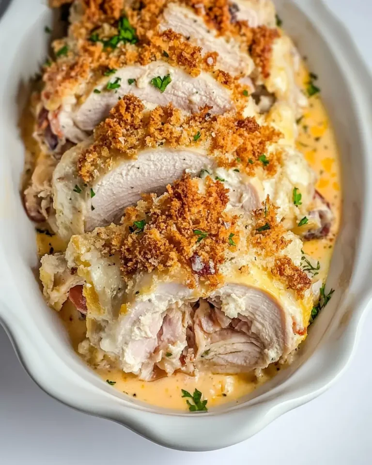 Baked Chicken Cordon Bleu