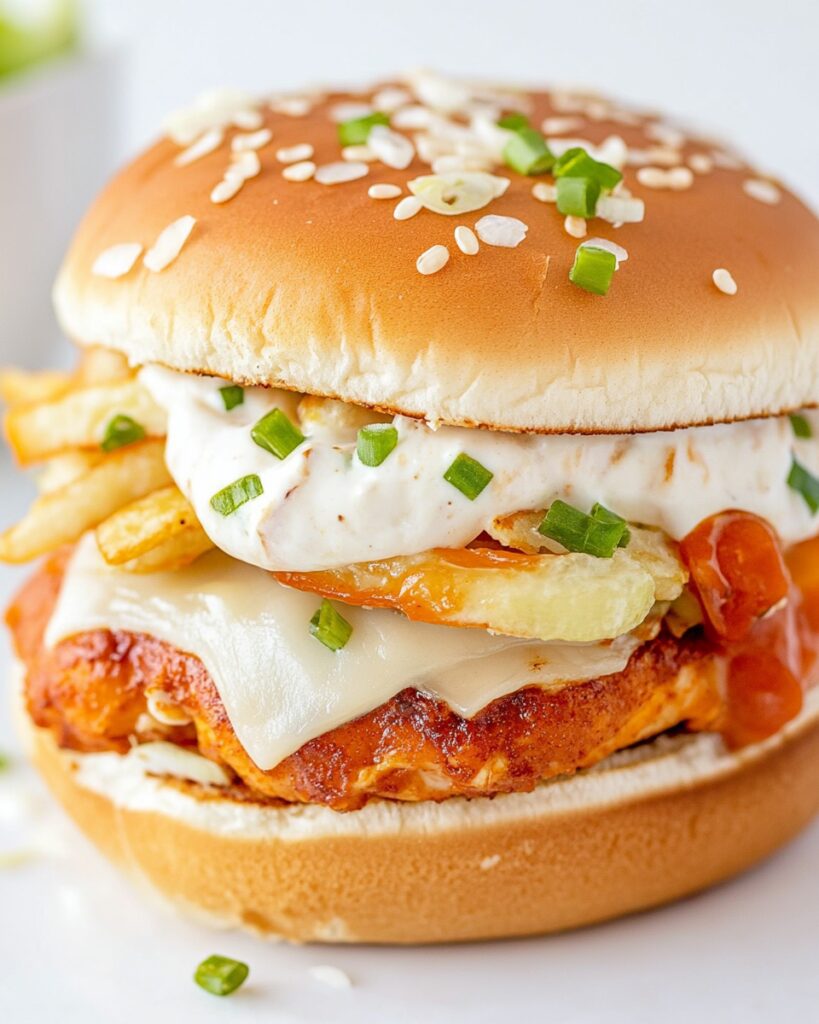 Buffalo Chicken Burger
