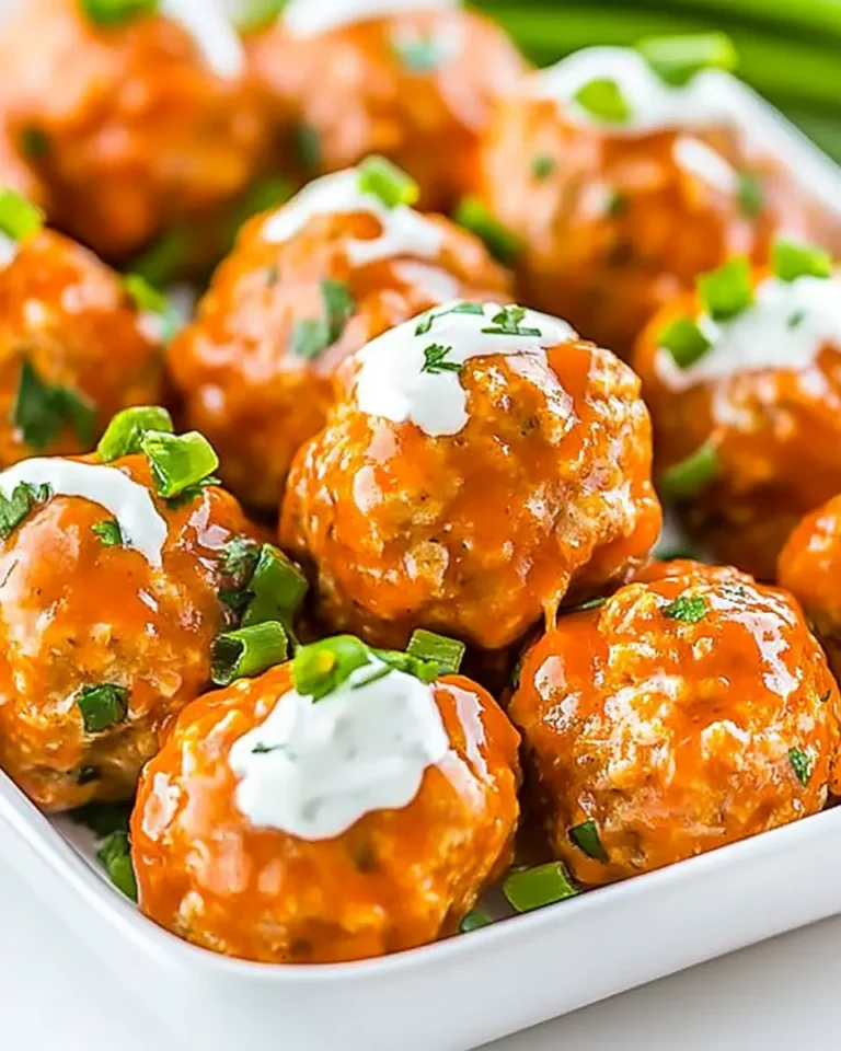 Buffalo Chicken Meatballs