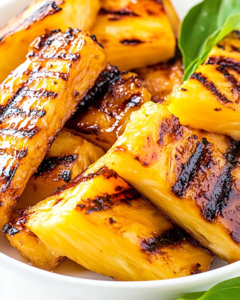 Caramelized Grilled Pineapple