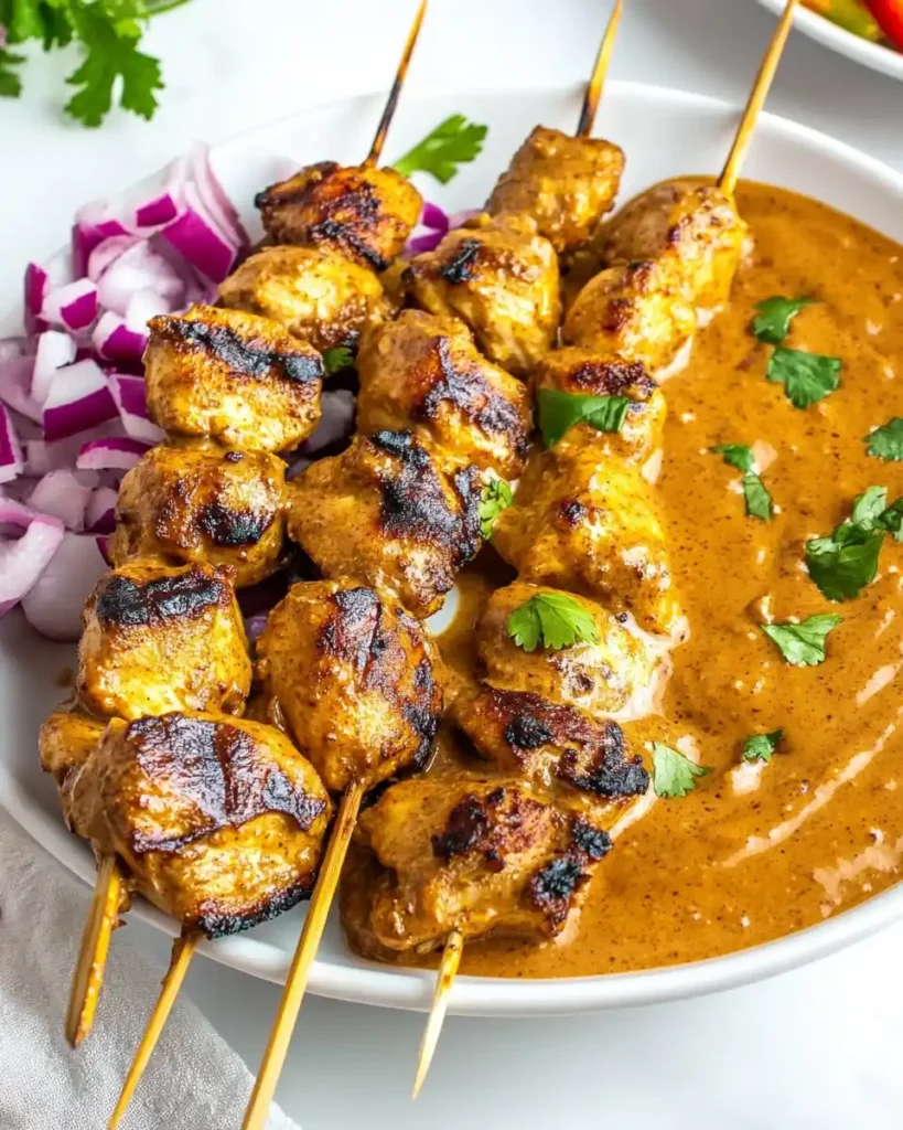 Chicken Satay Recipe With Peanut Sauce