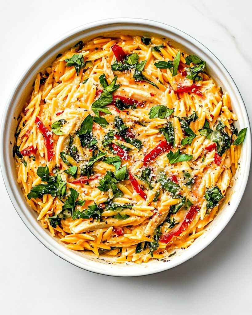 Creamy Chicken Orzo