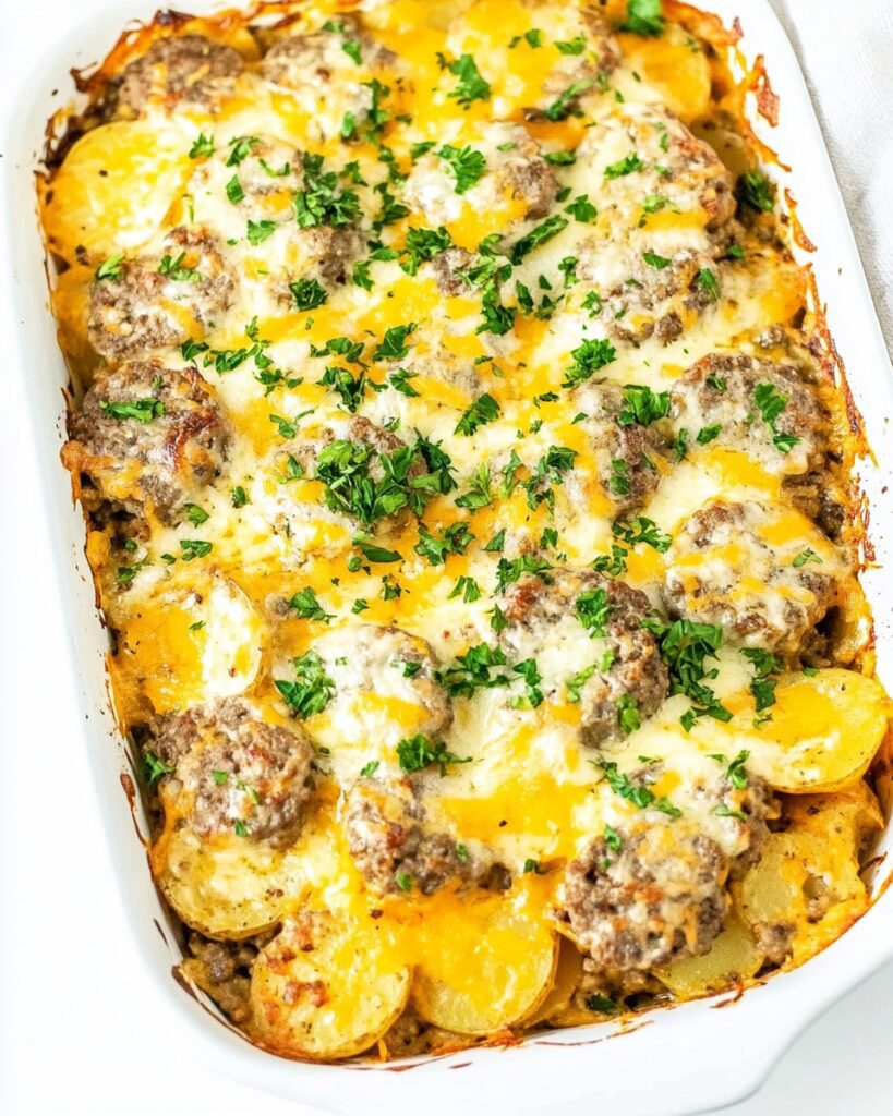 Hamburger Potato Casserole