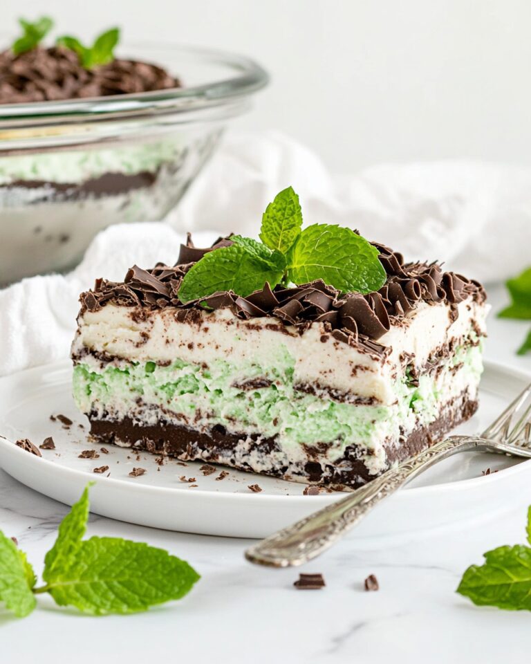 Mint Chocolate Lasagna