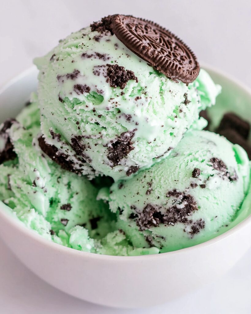 Mint Oreo Ice Cream