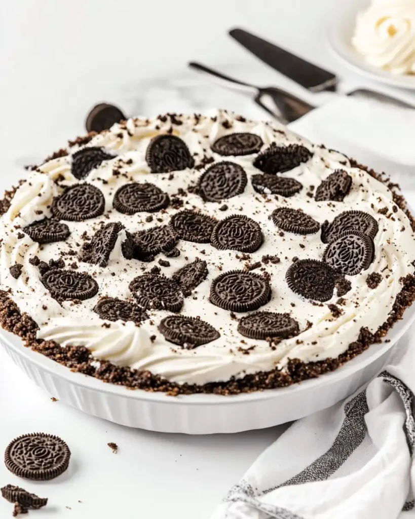 No Bake Oreo Pie