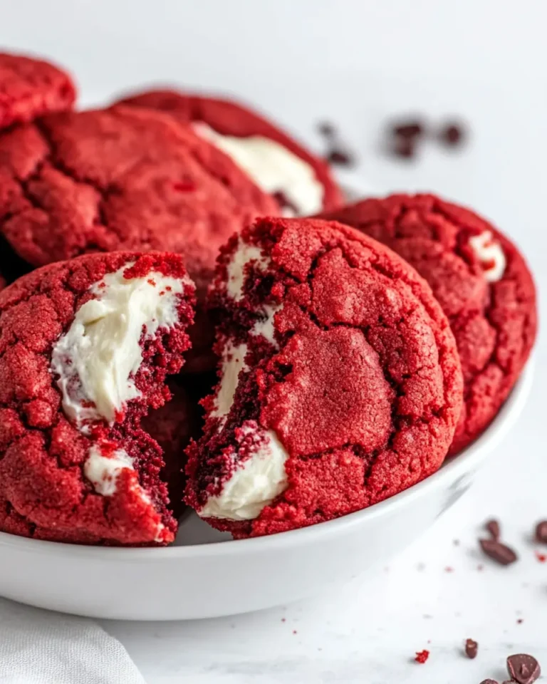 Red Velvet Cream Cheese Cookies