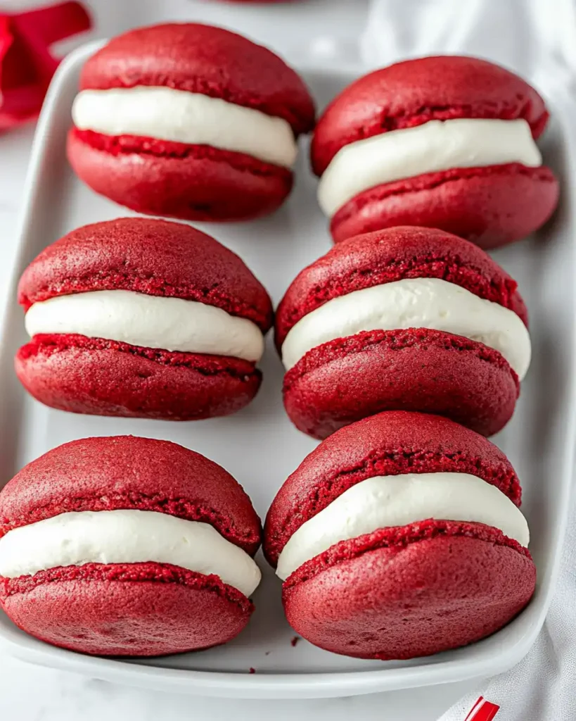 Red Velvet Whoopie Pies