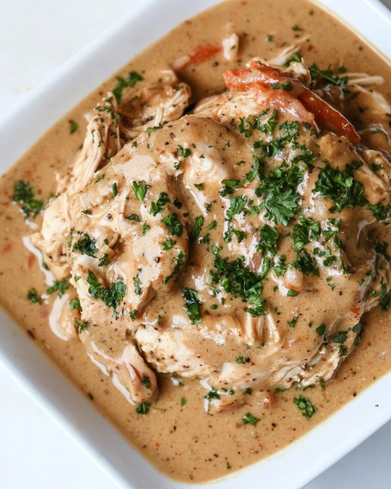 Simple Slow Cooker Chicken and Gravy