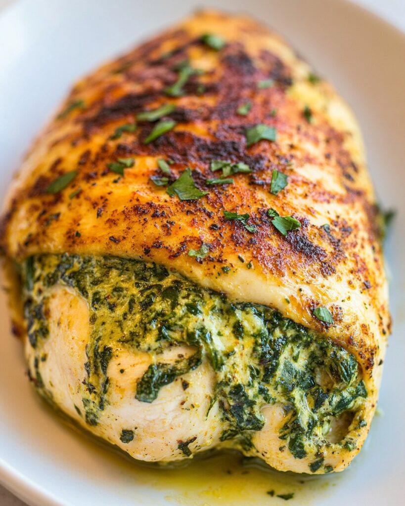 Spinach Stuffed Chicken Breast