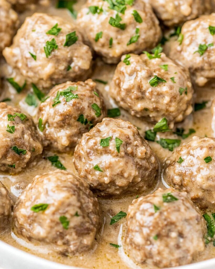Swedish Meatballs (Homemade Ikea Meatballs)