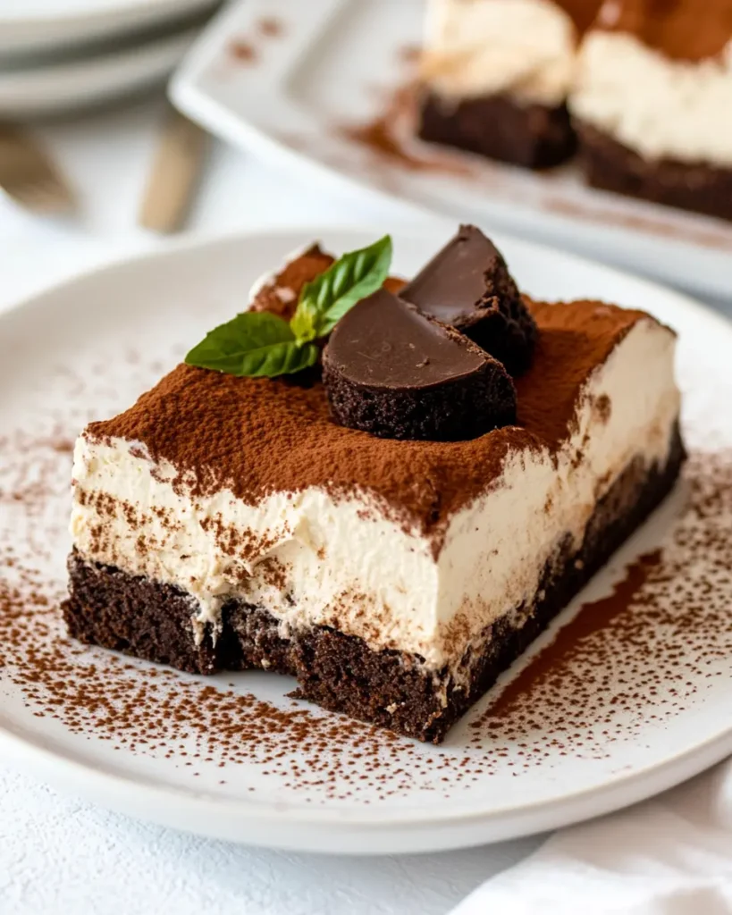 Tiramisu Brownies