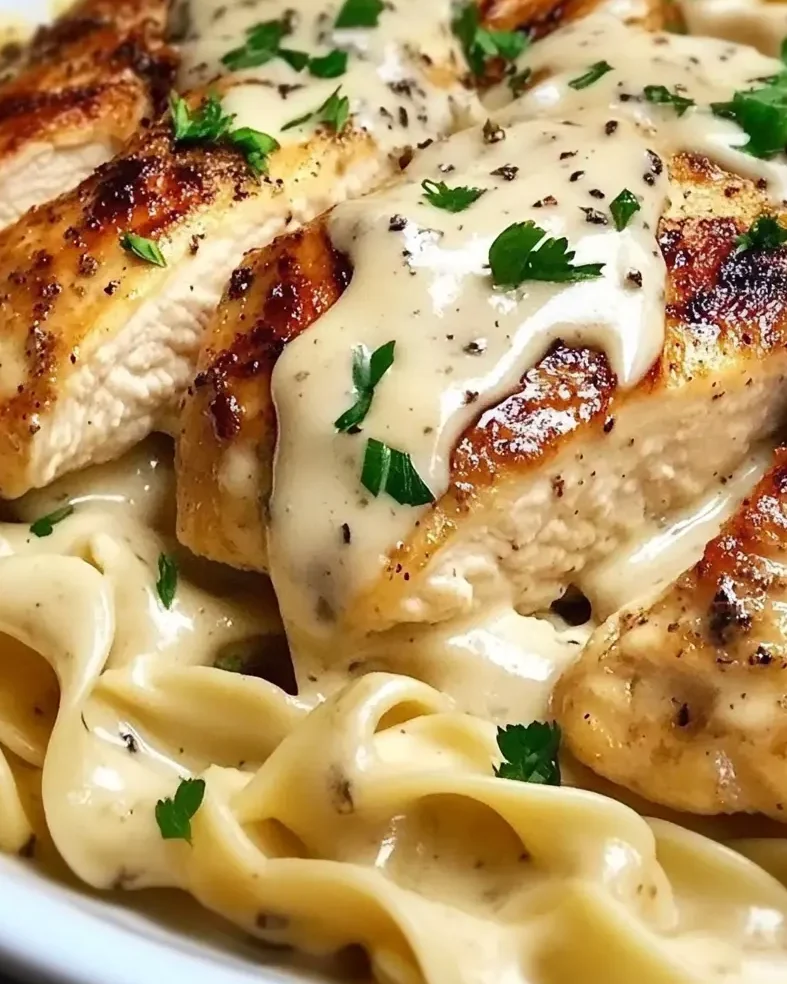 Chicken with Buttered Noodles