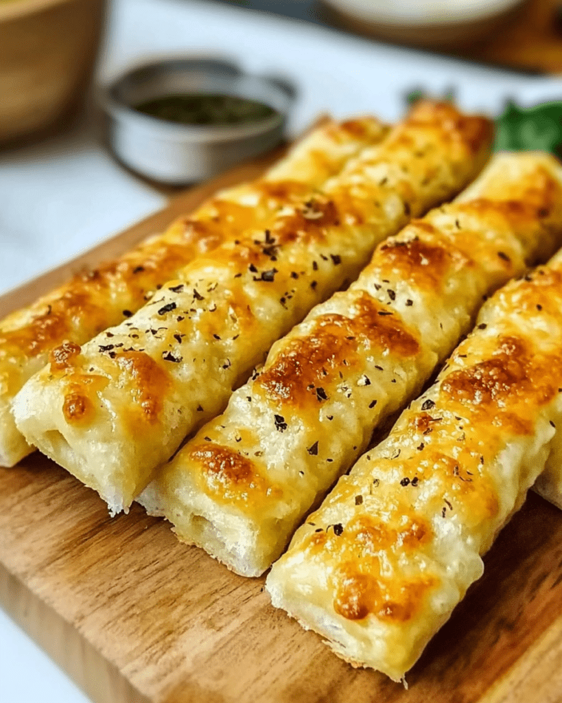 Sourdough Cheesy Breadsticks