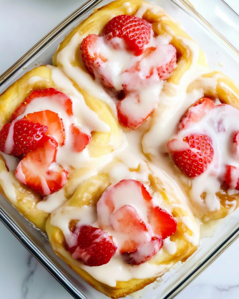 Strawberry Cinnamon Rolls