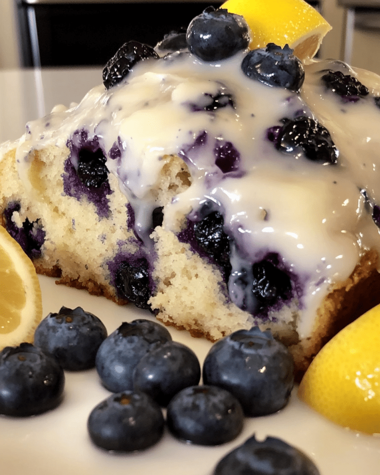 Sweet Lemon Blueberry Bread