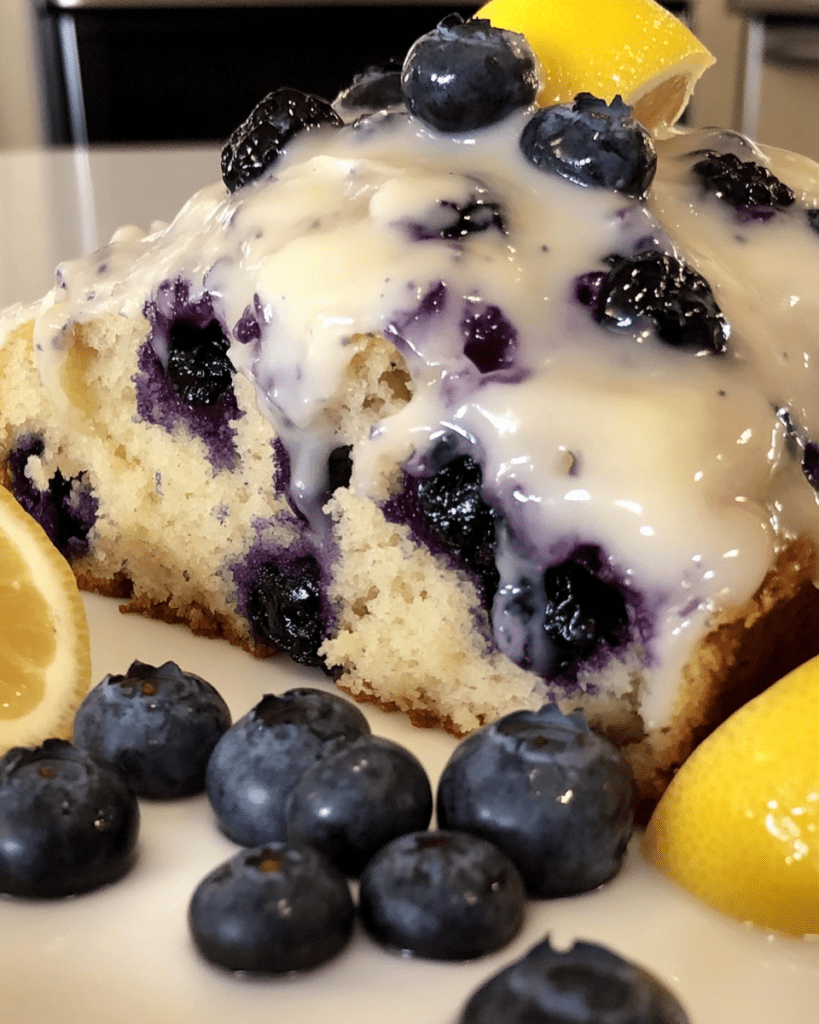 Sweet Lemon Blueberry Bread