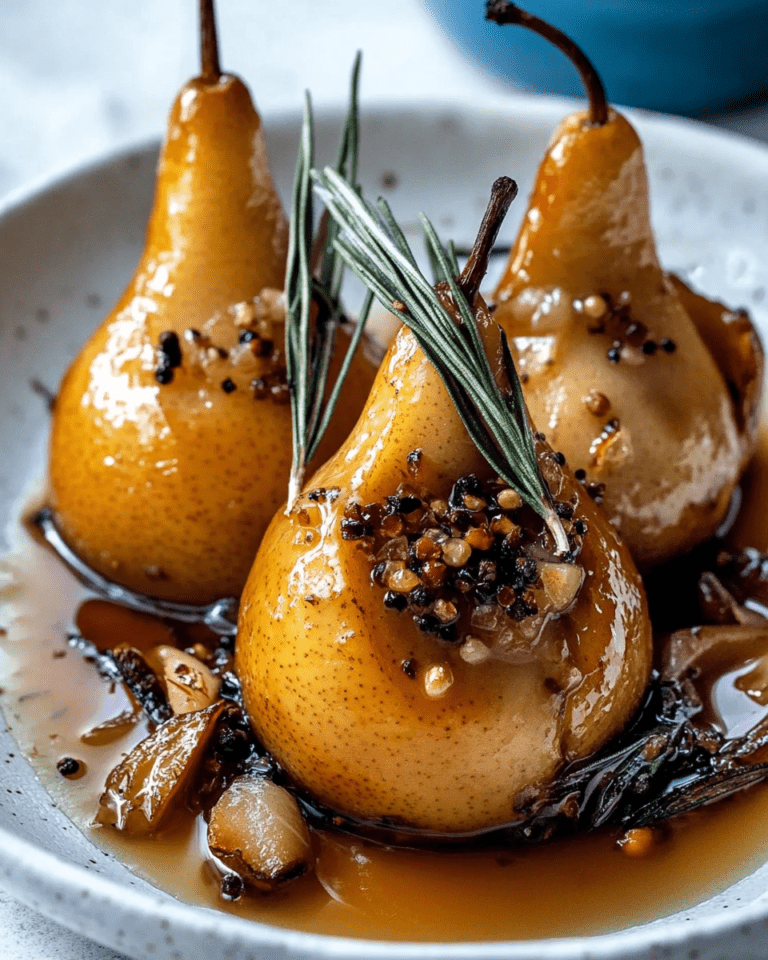 Sweet Savory Pears