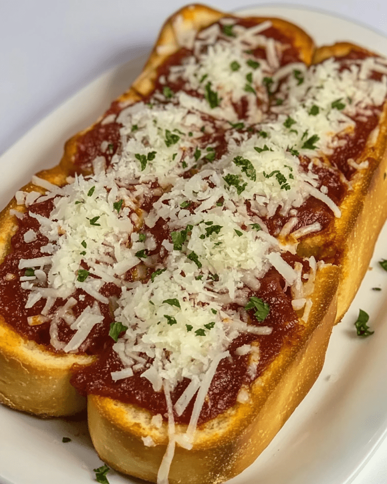 Texas Toast Garlic Bread Pizza