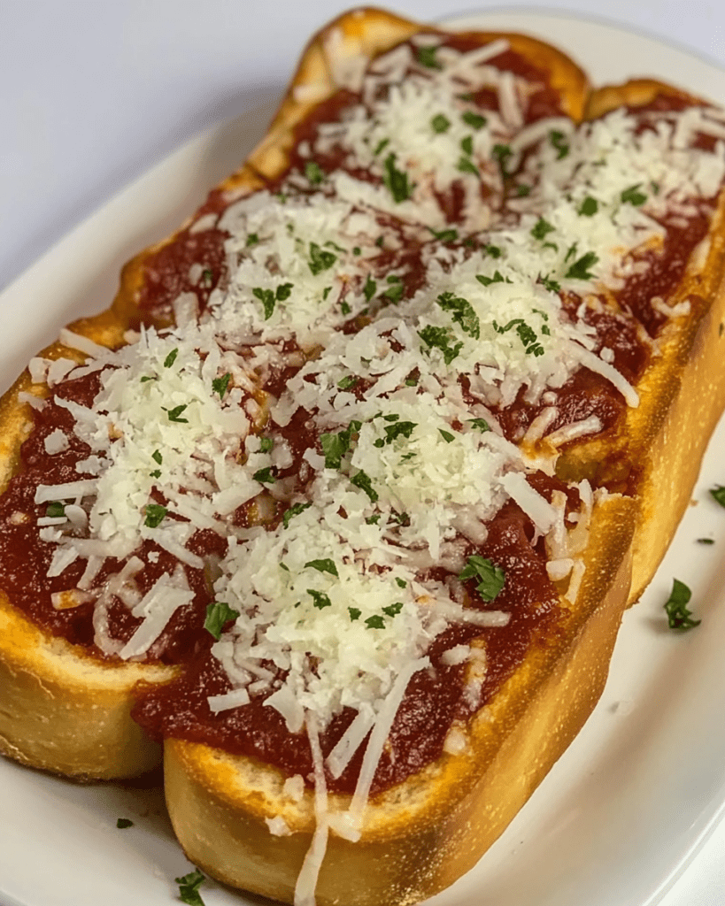 Texas Toast Garlic Bread Pizza